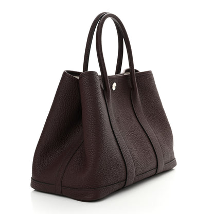 Hermes Negonda Garden Party Tote 30 TPM Bordeaux 3 of 9