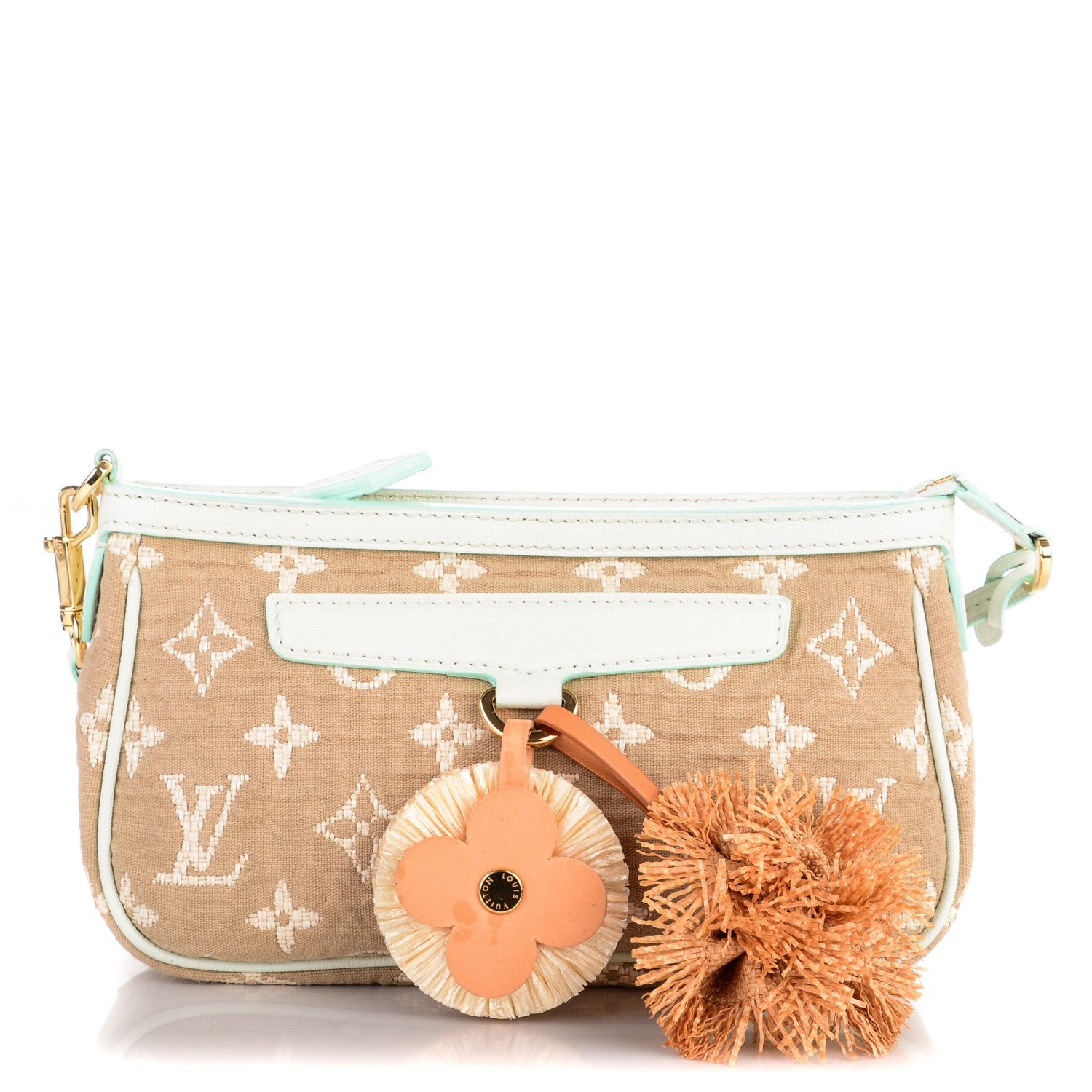 Louis Vuitton Monogram Sabbia Pochette Accessories Vert 1 of 8