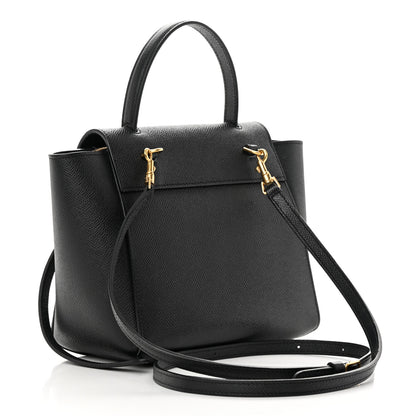 Celine Grained Calfskin Nano Belt Bag Black 3 of 15