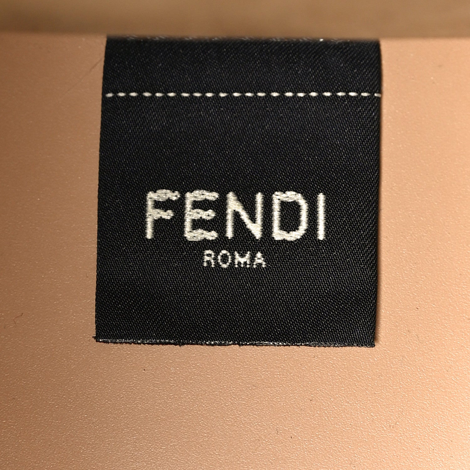 Fendi Vitello King Ceylon Plexiglass Woven Logo Debossed Small Fendi Vitello King Ceylon Plexiglass Woven Logo Debossed Small