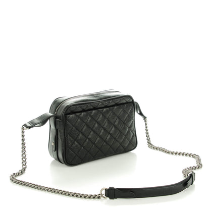 Chanel Caviar Quilted Medium Business Trip Camera Case Black 3 of 7