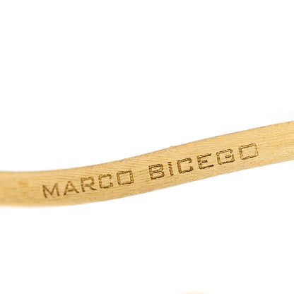 Marco Bicego 18K Yellow Gold Amethyst Blue Topaz Jaipur Bangle Bracelet 3 of 7