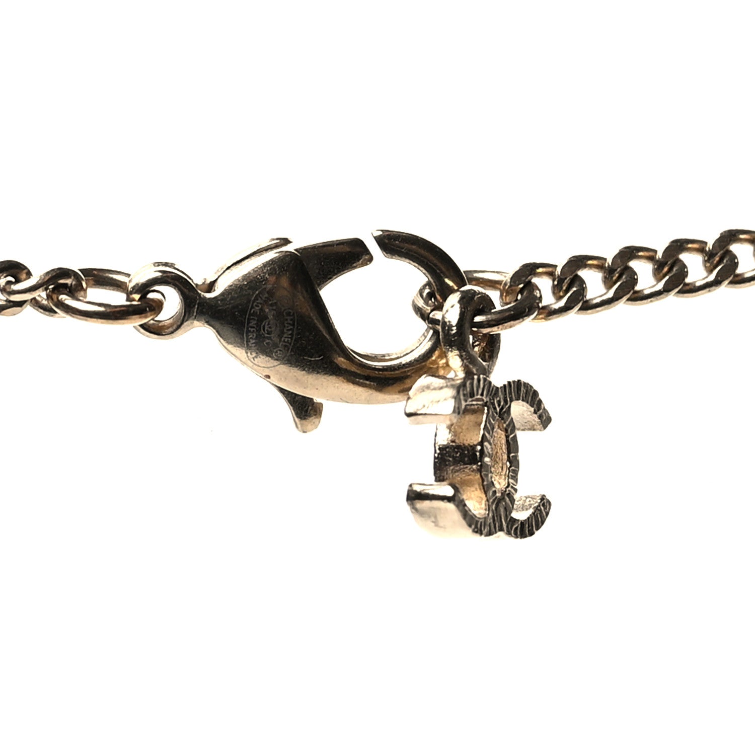 Chanel Metal CC Necklace Gold 4 of 5