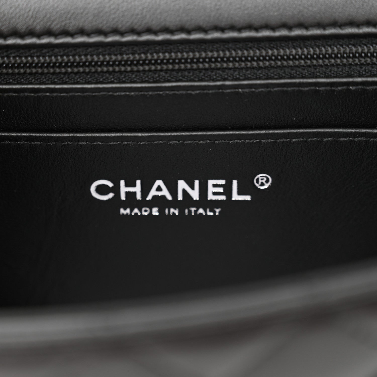 Chanel Lambskin Quilted Mini Top Handle Rectangular Flap So Black 6 of 12