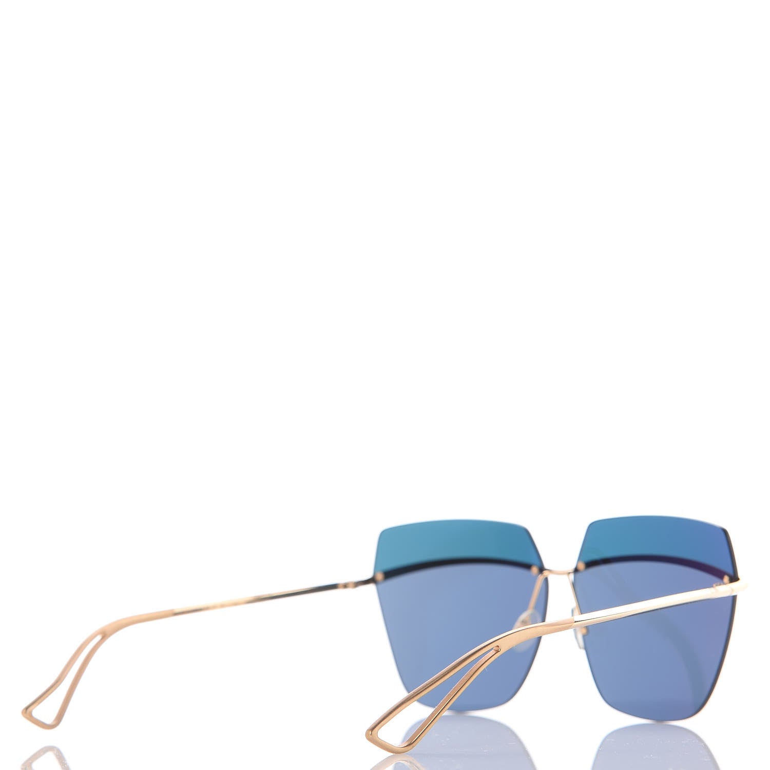 Christian Dior Metal DiorMetallic Sunglasses Orange Blue 4 of 7