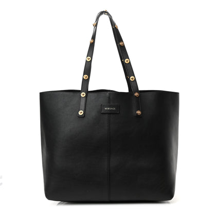 Versace Calfskin Palazzo Tote Black 1 of 10