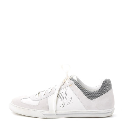 Louis Vuitton Mens Suede Calfskin Dream On Low Top Sneakers 11 White 1 of 18