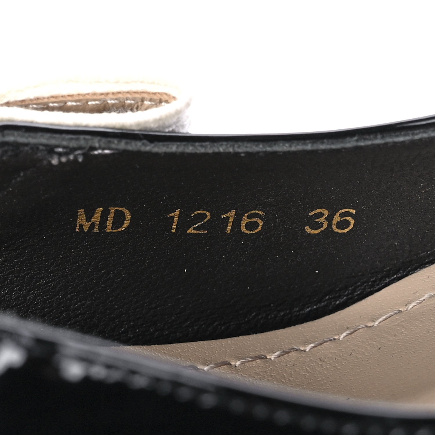 Christian Dior Patent Ribbon J'Adior Slingback 65mm Pumps 36 Black 8 of 8