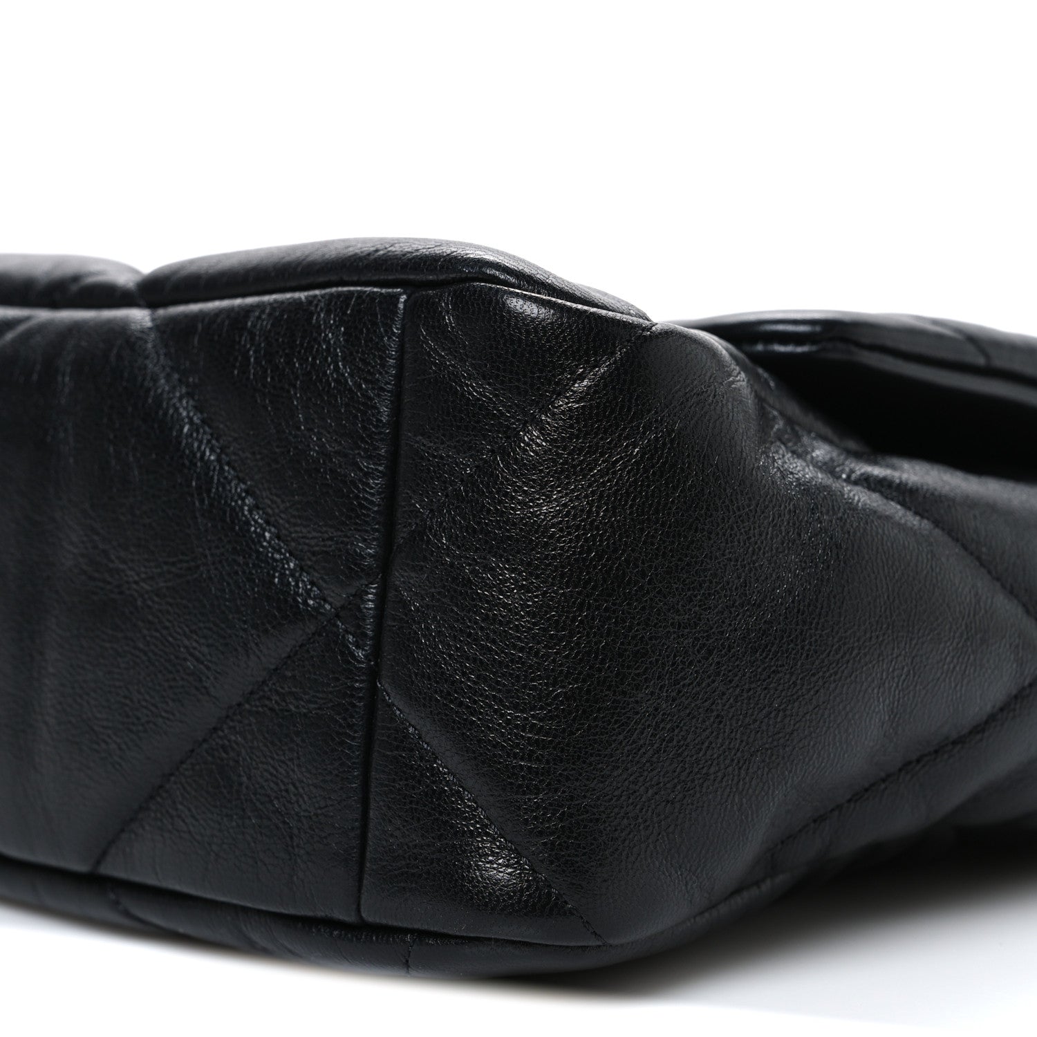 Chanel Goatskin Quilted Large Chanel 19 Flap Black 10 of 10
