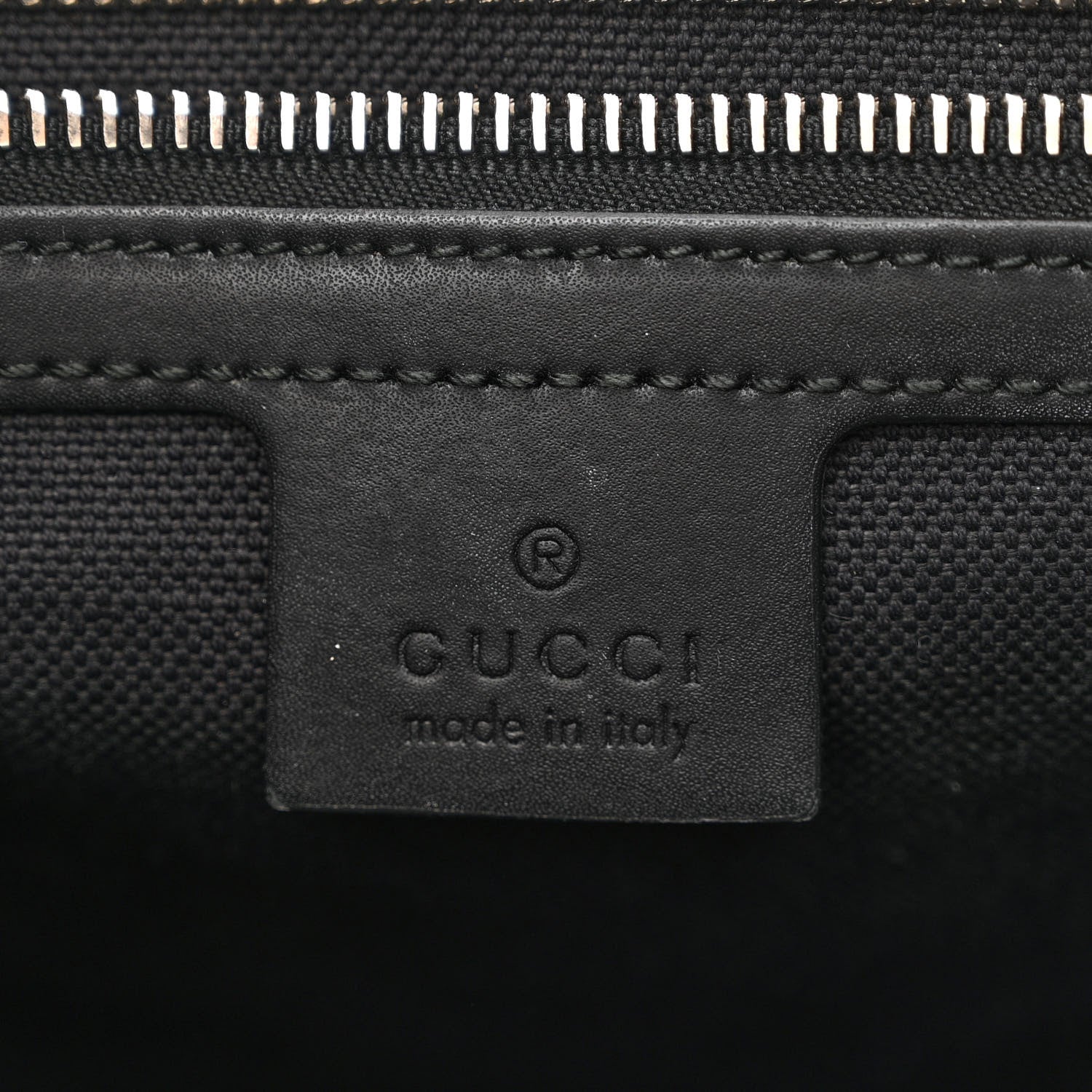 Gucci GG Supreme Monogram Appia Calfskin Web Flat Messenger Bag Black Grey 6 of 11