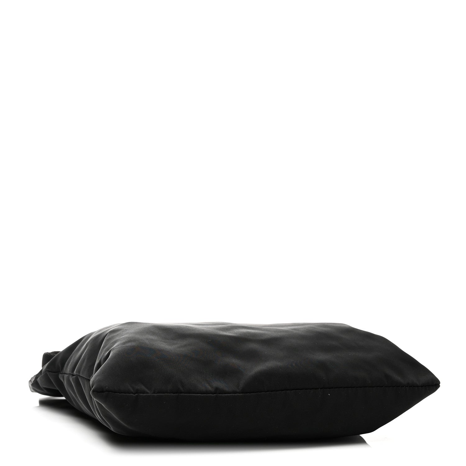 Prada Tessuto Nylon Saffiano Flat Messenger Bag Black 4 of 9