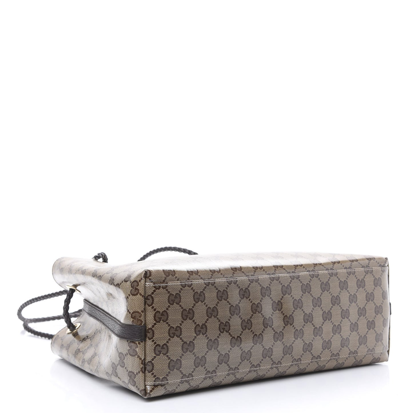 Crystal Monogram Gifford Shopping Tote Brown