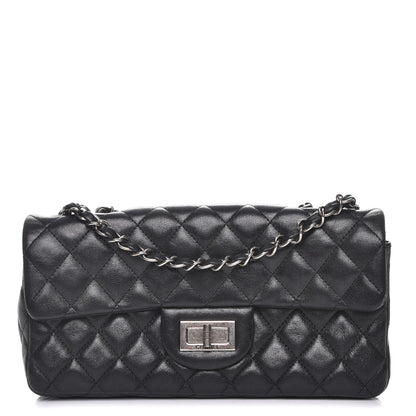 Chanel Calfskin Quilted Hybrid Reissue East West Flap Black 1 of 9