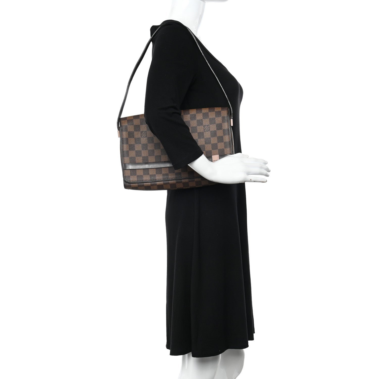 Louis Vuitton Damier Ebene Tribeca Long 2 of 20