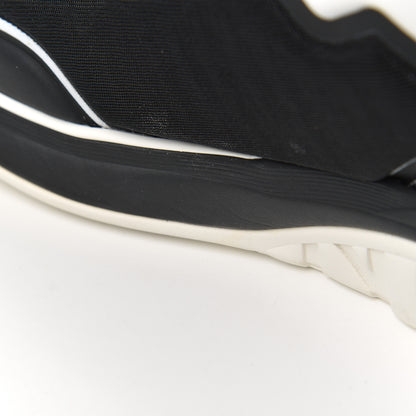 Chanel Mesh Lycra Thermoplastic Mens Sneakers 46 Black White 13 of 16