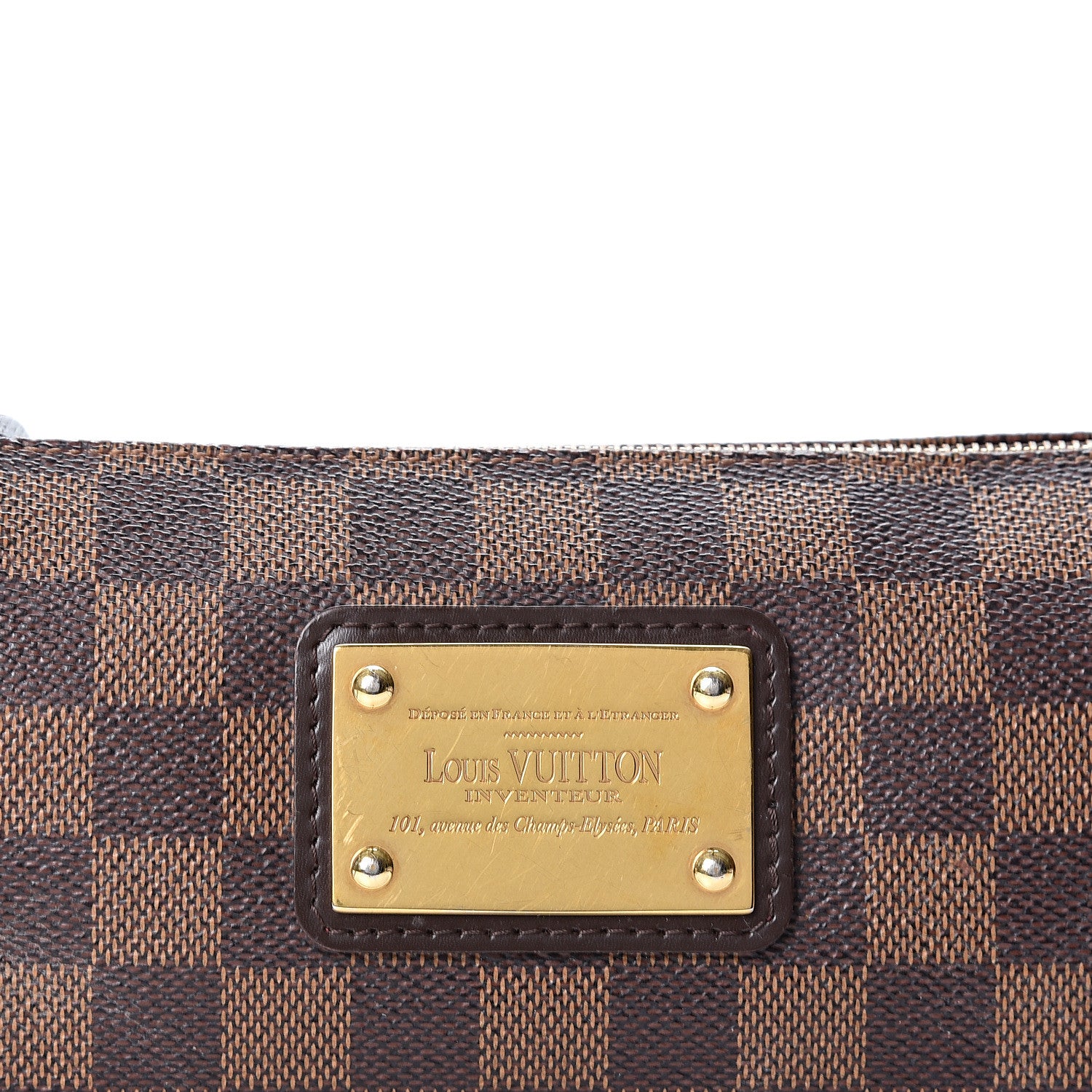 Louis Vuitton Damier Ebene Eva Clutch 7 of 9