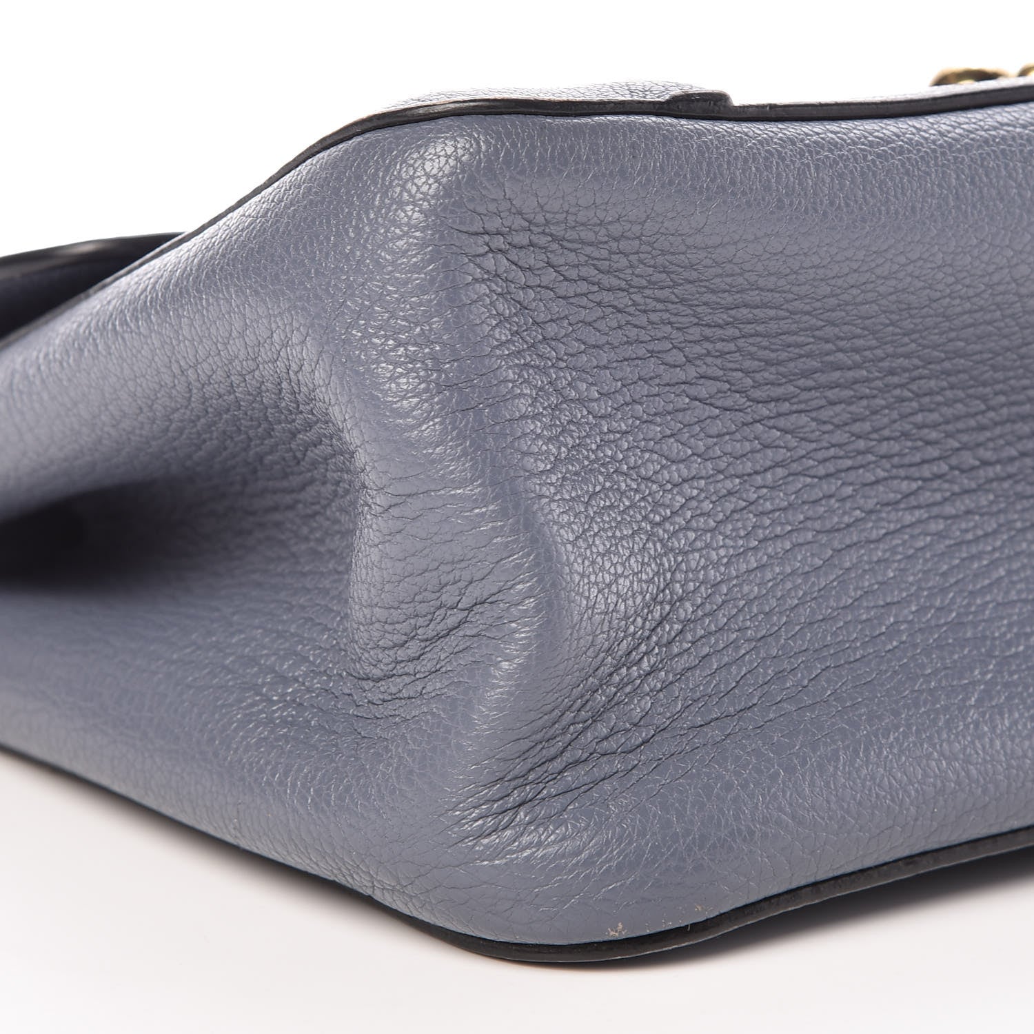 Chloe Goatskin Medium Elsie Shoulder Bag Street Blue 8 of 9