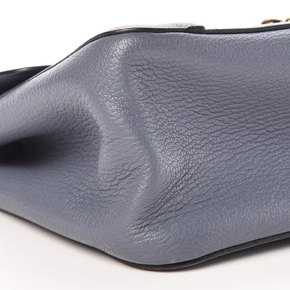 Chloe Goatskin Medium Elsie Shoulder Bag Street Blue 8 of 9
