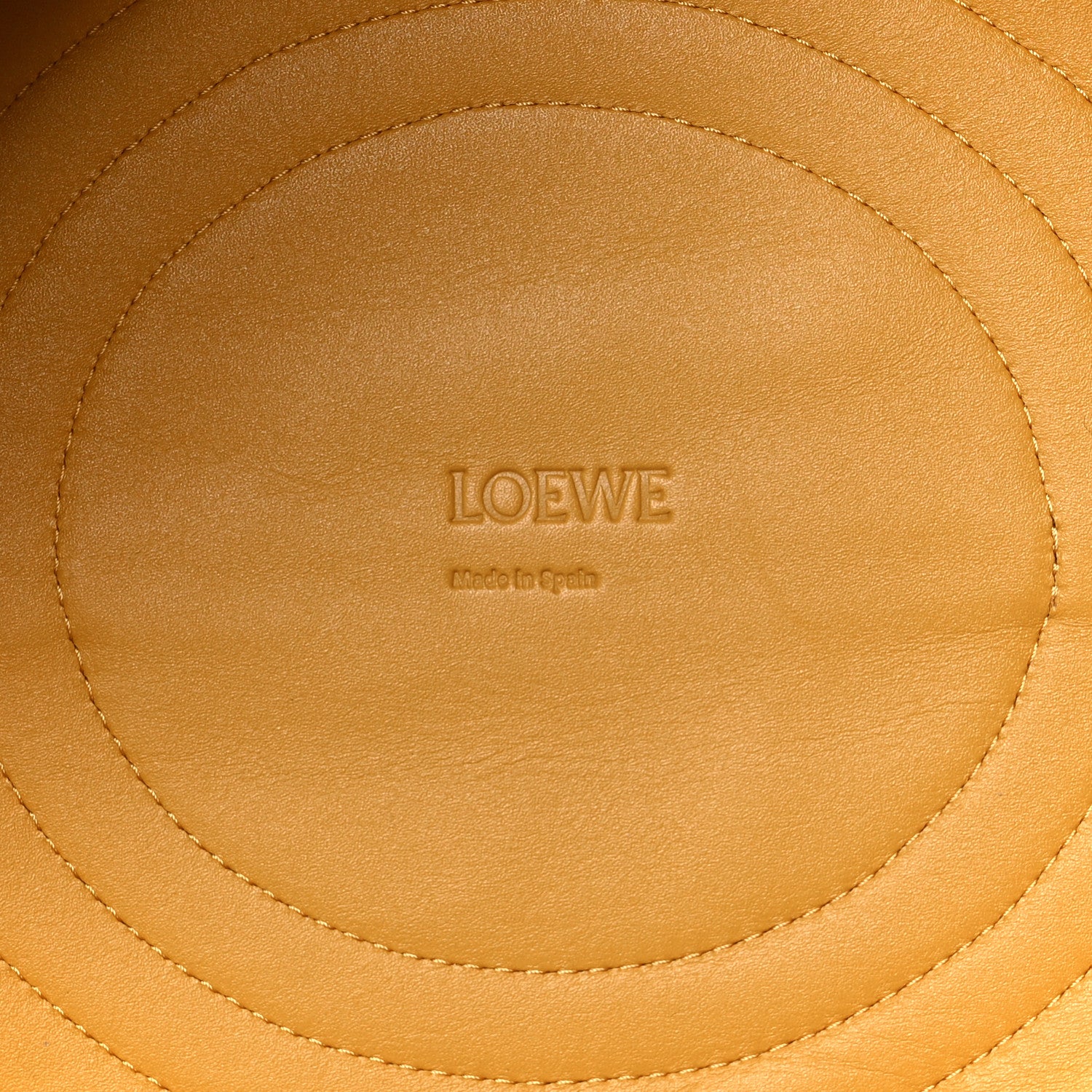 Loewe Shiny Nappa Calfskin Paseo XL Tote Yellow 6 of 11