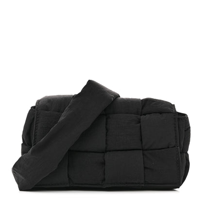 Bottega Veneta Nylon Intrecciato Padded Tech Mini Cassette Belt Bag Black 1 of 9