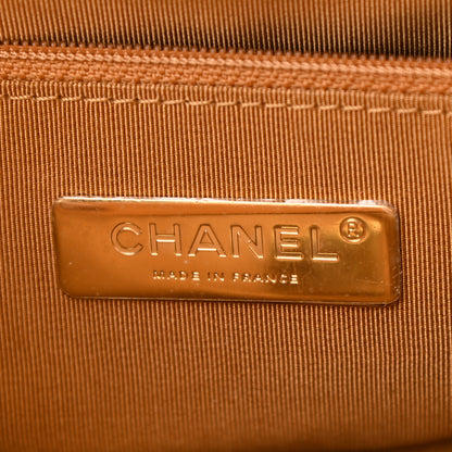Chanel Lambskin Quilted Medium Chanel 19 Flap Light Brown 6 of 10