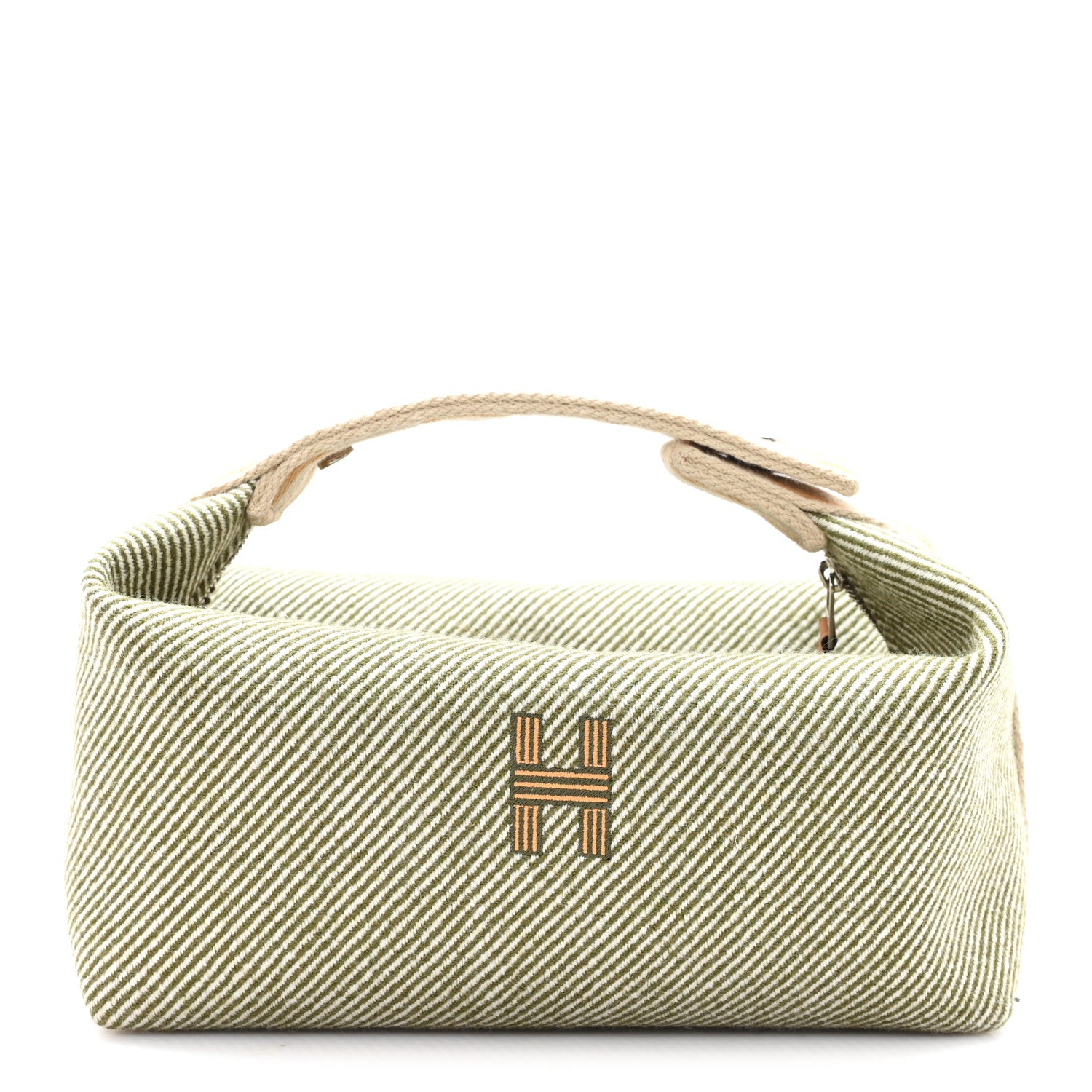 Hermes Wool Small Bride-A-Brac H Natte Pouch Vert Foret 1 of 6