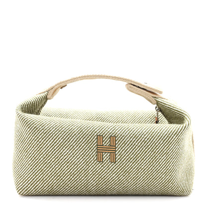 Hermes Wool Small Bride-A-Brac H Natte Pouch Vert Foret 1 of 6