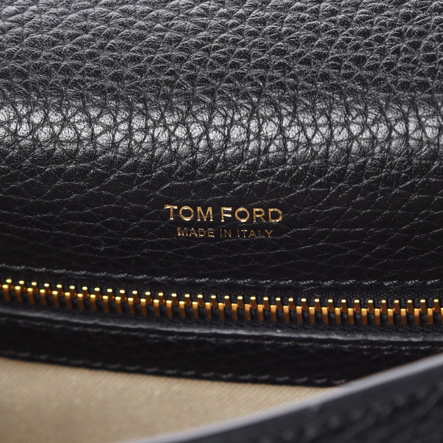 Tom Ford Calfskin Small T Clasp Tara Crossbody Bag Black 6 of 11