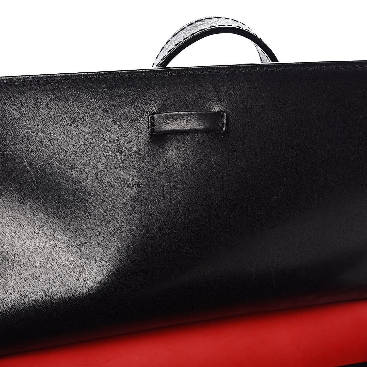 Calfskin Mini Lady Bag Black Flamma