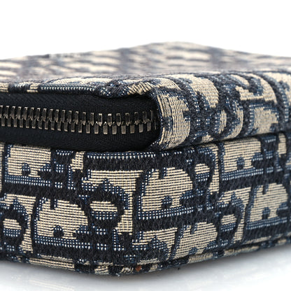 Christian Dior Oblique Pouch Navy Blue 10 of 11