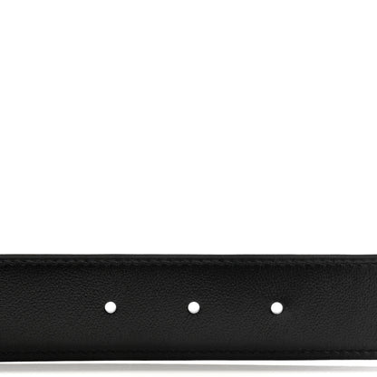 Hermes Box Togo 32mm H Belt 85 Black Etain 3 of 6