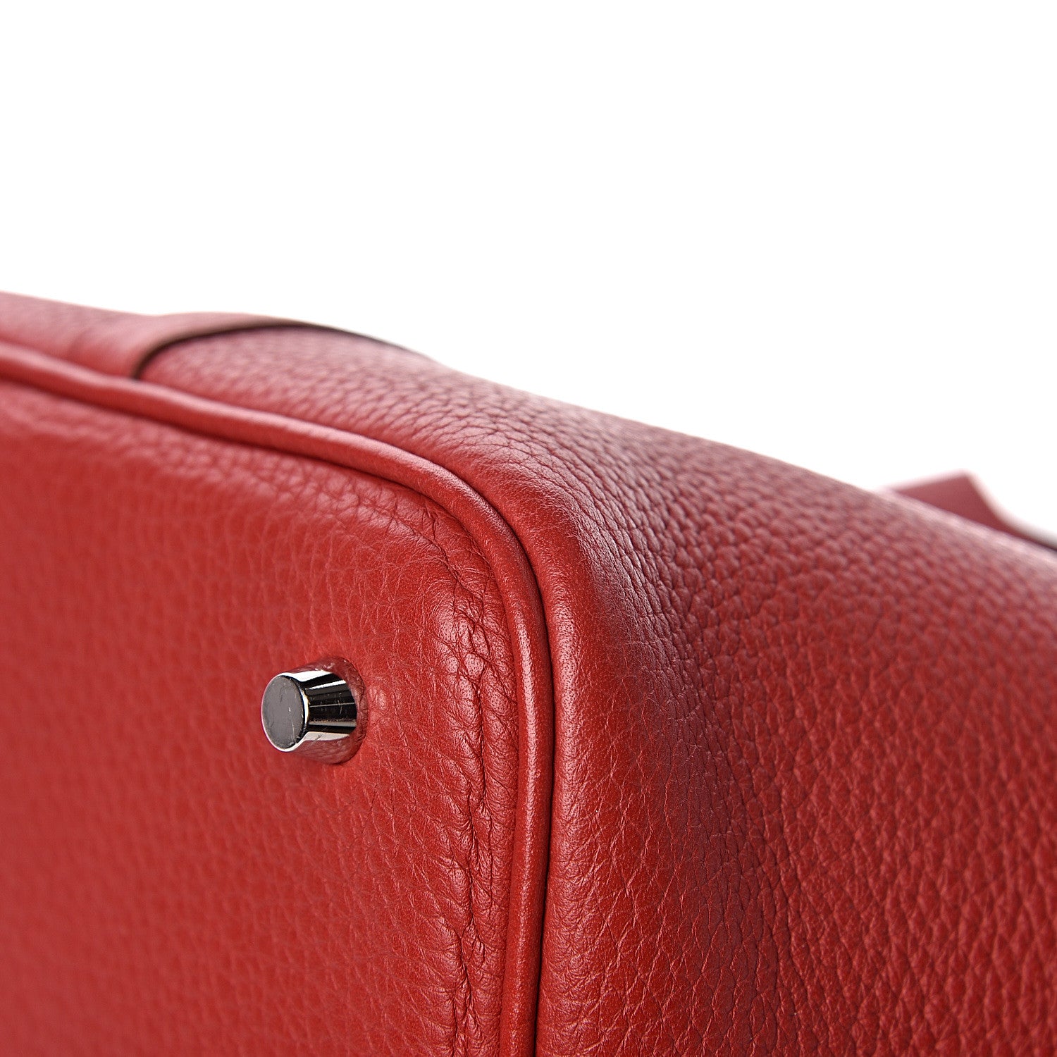 Hermes Taurillon Clemence Picotin Lock 22 MM Rouge Garance 12 of 12