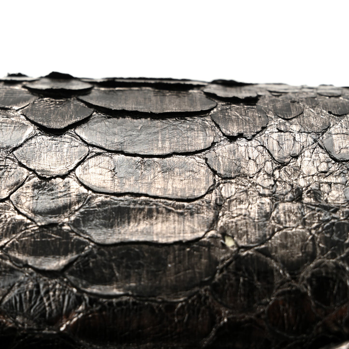 Snakeskin Natalia Shoulder Bag Black