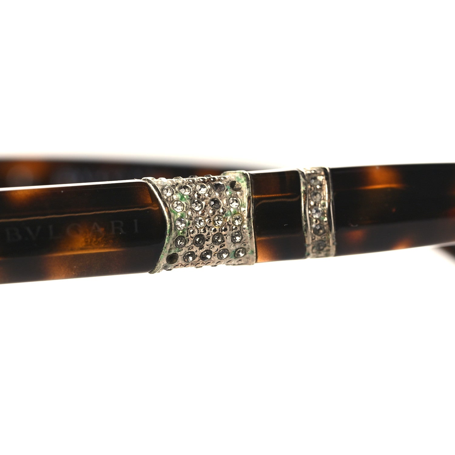 Bulgari Crystal Sunglasses Brown 9 of 9