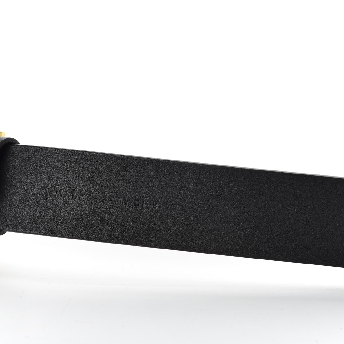 Calfskin Diorquake Belt 75 Black