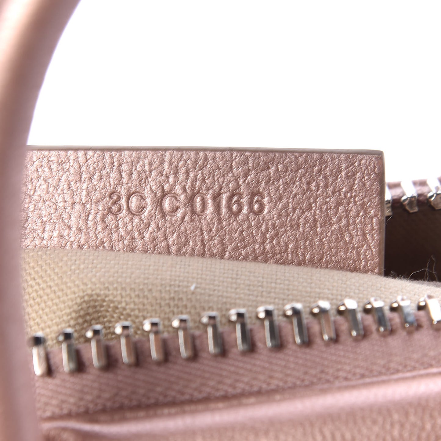 Metallic Sugar Goatskin Mini Antigona Light Pink