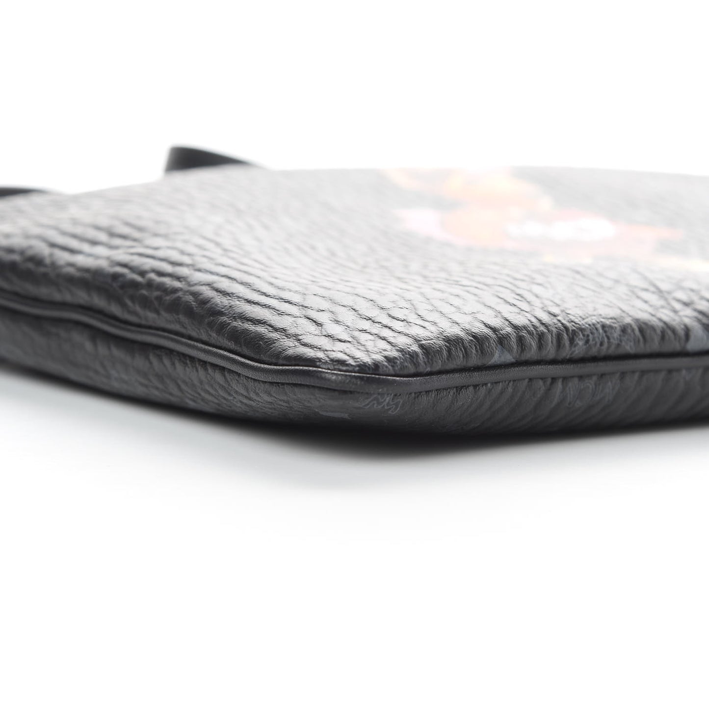 Visetos Medium Punk Rabbit Crossbody Pouch Black