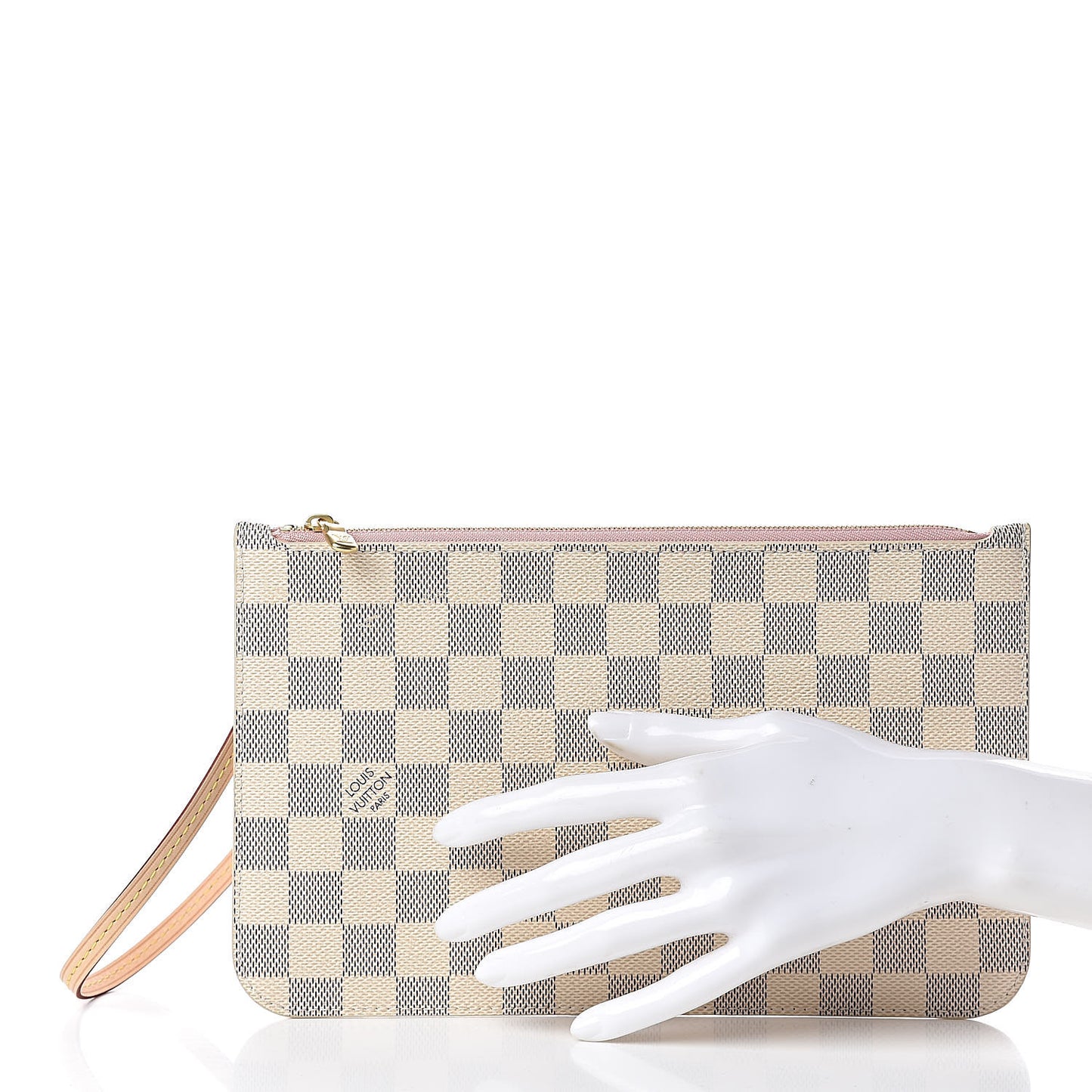 Damier Azur Neverfull MM GM Pochette Rose Ballerine