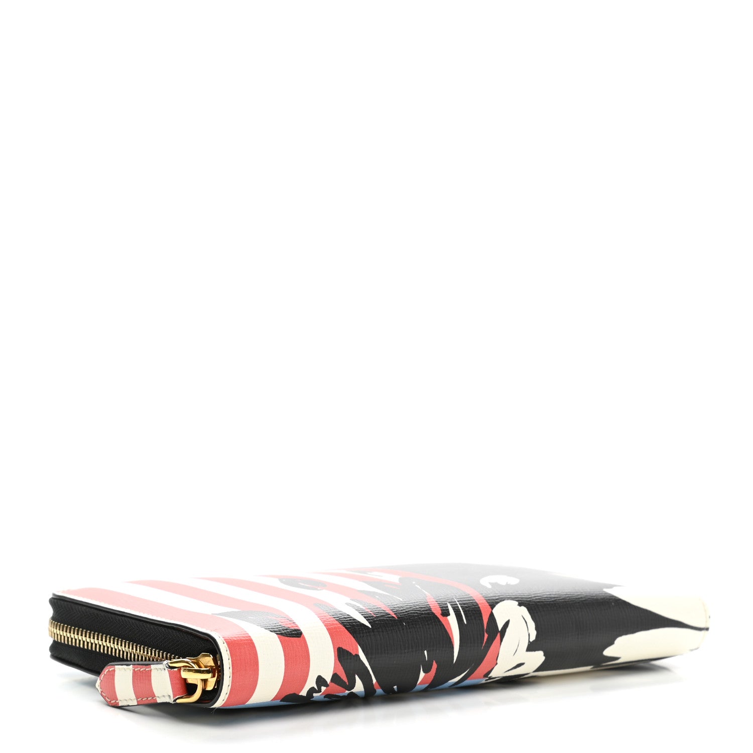 Burberry Calfskin Print Zip Around Wallet Multicolor 4 of 9