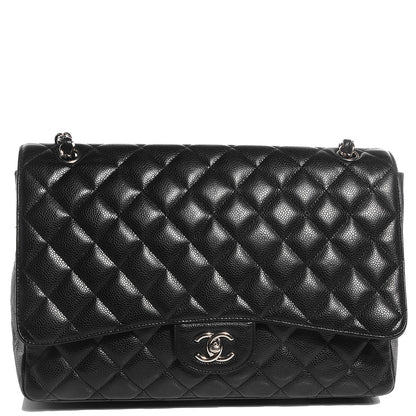 Chanel Caviar Maxi Single Flap Black 1 of 8