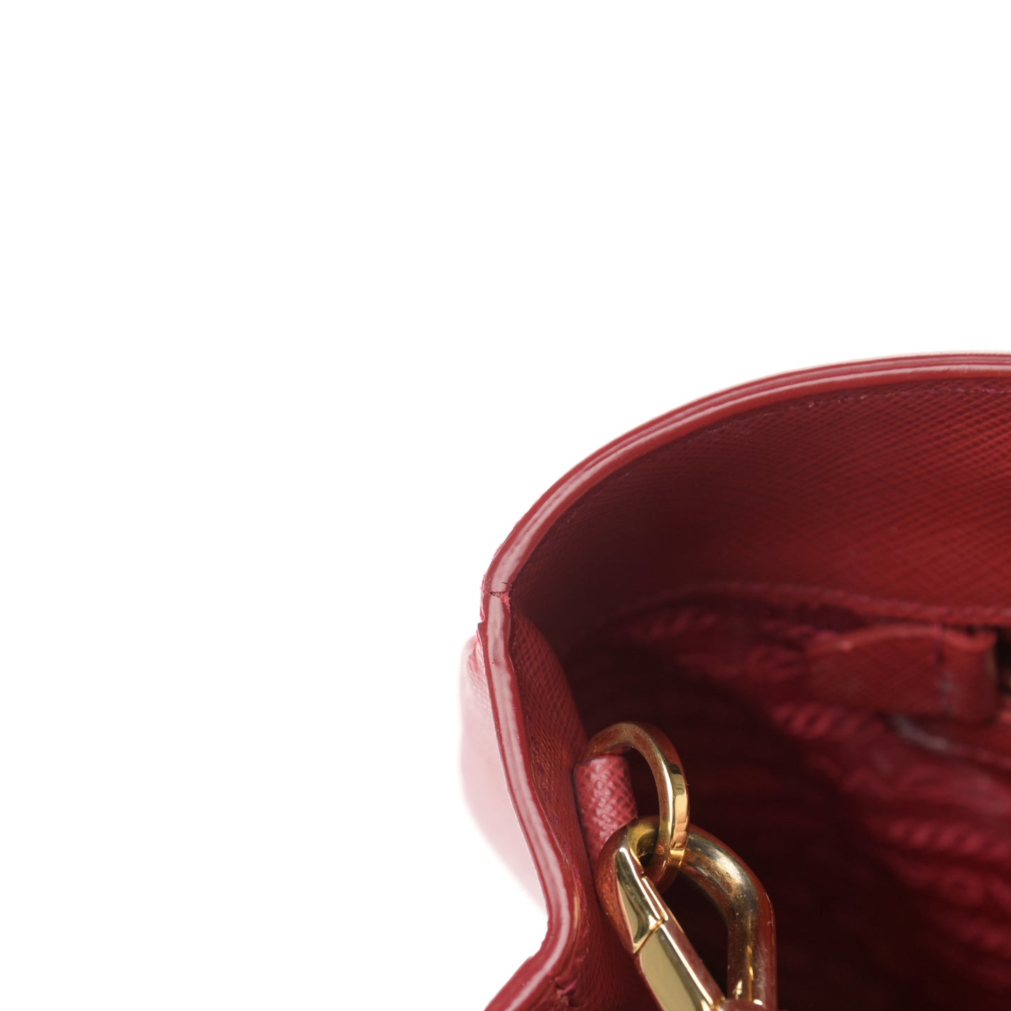 Saffiano Medium Galleria Double Zip Tote Fuoco