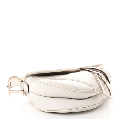 Christian Dior Calfskin Saddle Bag White 4 of 10