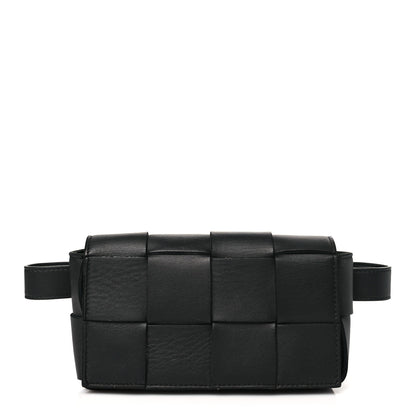 Bottega Veneta Nappa Maxi Intreccio The Belt Cassette Bag Black 1 of 12