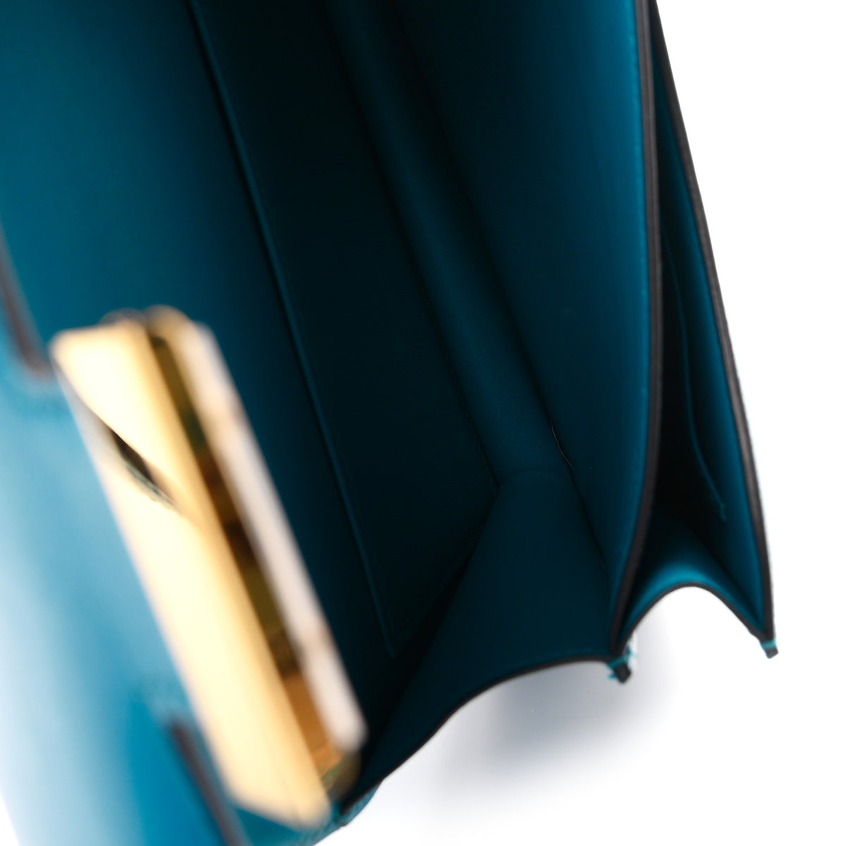 Hermes Tadelakt Constance 18 Bleu Izmir 5 of 10