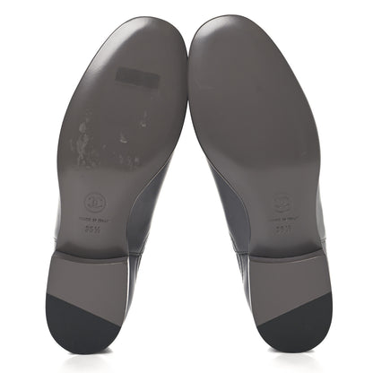 Chanel Calfskin Elastic Short Boots 36.5 Grey 5 of 10