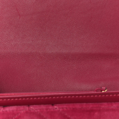 Gucci Velvet Matelasse Pearl Love Embroidered GG Marmont Wallet Light Raspberry Rose 11 of 12