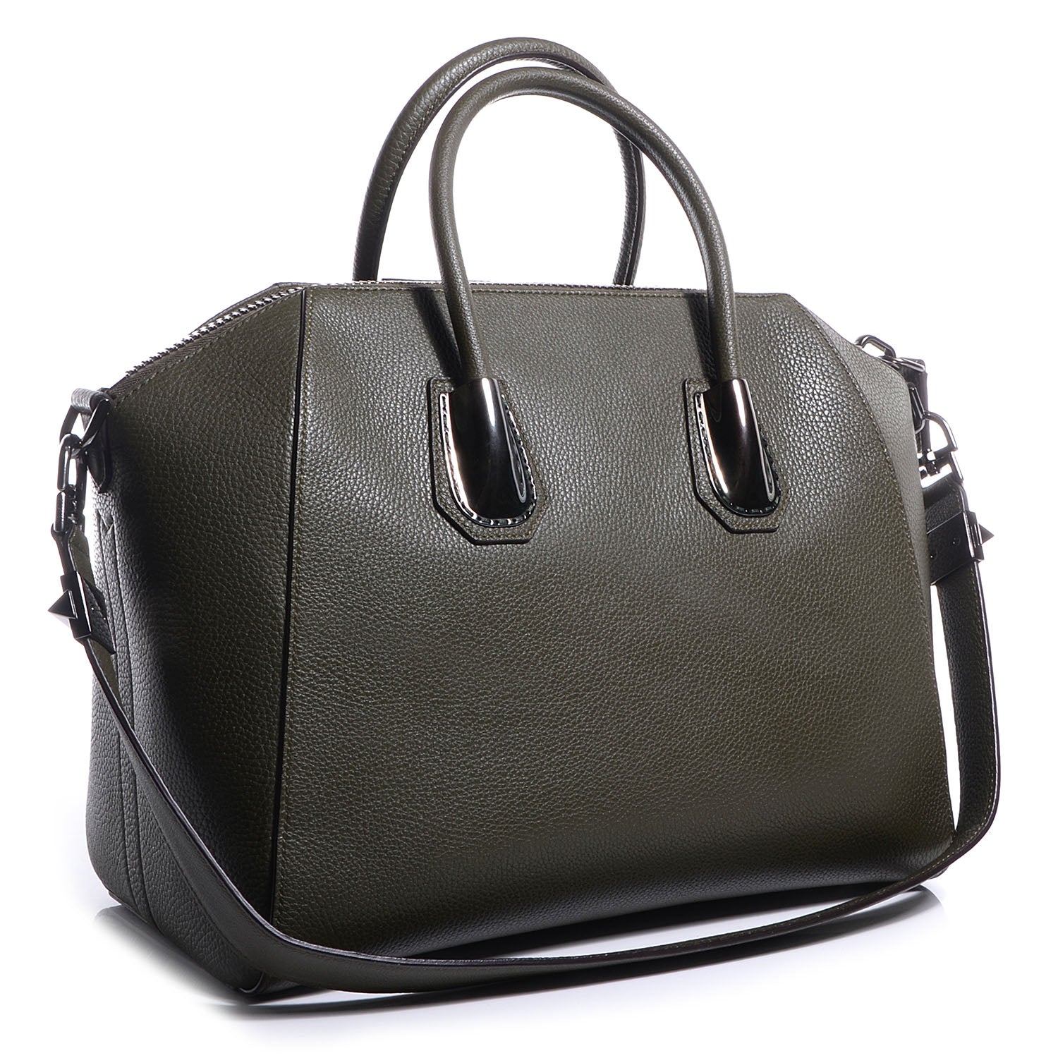 Givenchy Grained Calfskin Medium Antigona Grey 2 of 8