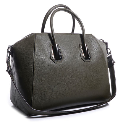 Givenchy Grained Calfskin Medium Antigona Grey 2 of 8