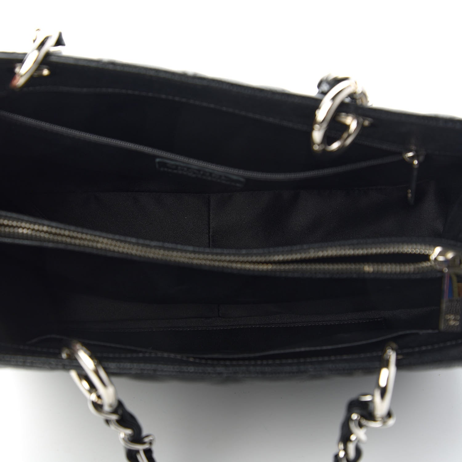 Chanel Caviar Quilted Grand Shopping Tote GST Black 5 of 14