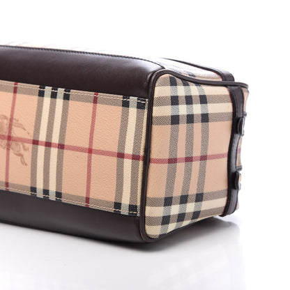 Burberry Haymarket Check Cosmetic Bag Chocolate 8 of 12
